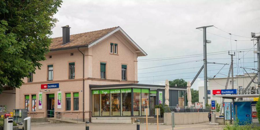 Der Bahnhof der Gemeinde Eschlikon.