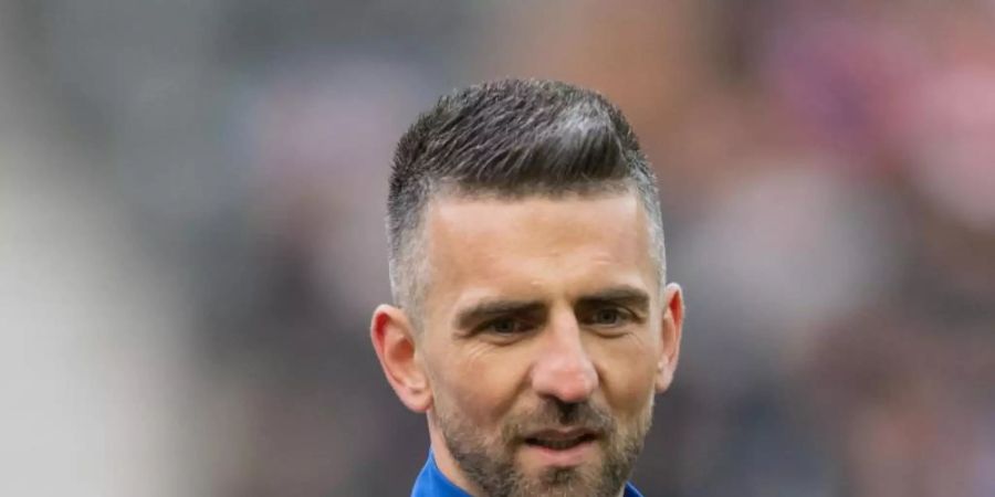 Beendete nach seinem Aus bei Schalke 04 seine aktive Laufbahn: Vedad Ibisevic. Foto: Soeren Stache/dpa-Zentralbild/dpa