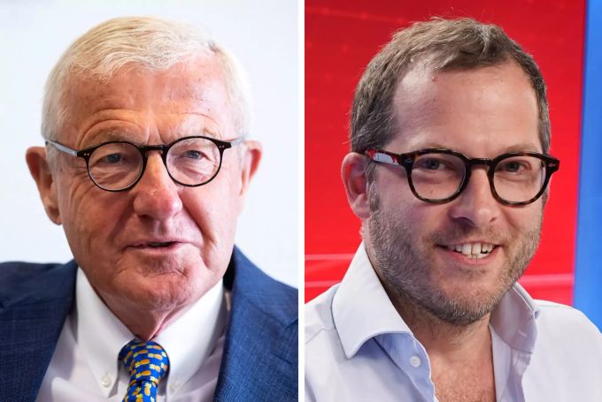 ARCHIV - 18.10.2021, Bayern, München: KOMBO - Dirk Ippen (l), Zeitungsverleger, ist in seinem Büro (Aufnahme vom 17.09.2020) und Julian Reichelt, «Bild»-Chefredakteur (Aufnahme vom 16.08.2021). Die Mediengruppe Ippen hat sich zu Berichten über eine geplante, aber nicht erfolgte Veröffentlichung von eigenen Recherchen zu «Bild»-Chefredakteur Julian Reichelt geäussert. Foto: Hoppe;Carstensen/dpa +++ dpa-Bildfunk +++ Zeitungsverleger Ippen, «Bild»-Chefredakteur Reichelt