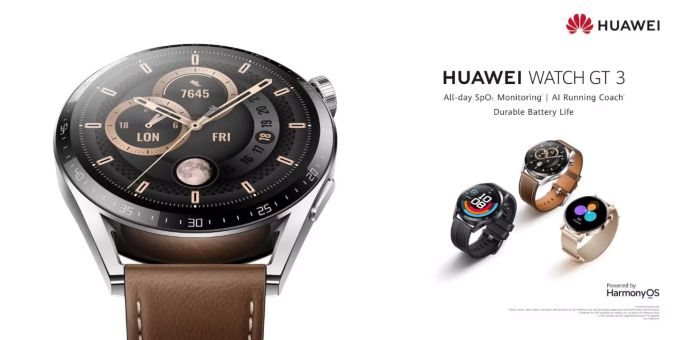 Die Huawei Watch GT 3 kommt in edlem Design daher. Huawei Watch GT 3