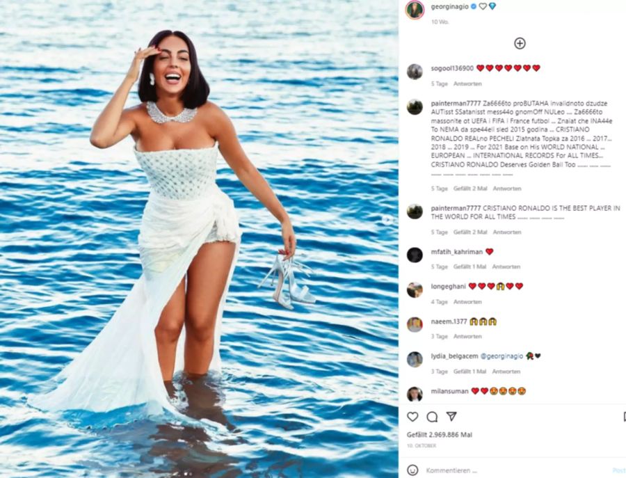 Auf Instagram zählt die Argentinierin bereits knapp 30 Millionen Follower.