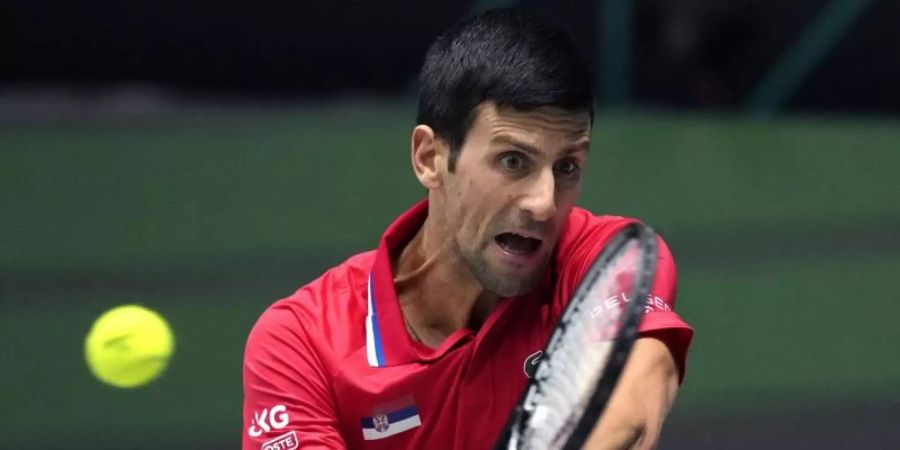 Novak Djokovic könnte bei den Australian Open starten. Foto: Michael Probst/AP/dpa