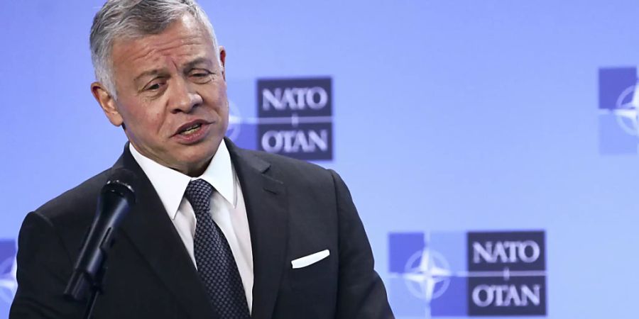 ARCHIV - Der jordanische König Abdullah II. hat nach den Veröffentlichungen aus den «Pandora Papers» mit rechtlichen Schritten gedroht. Foto: Johanna Geron/Pool Reuters/AAP/dpa