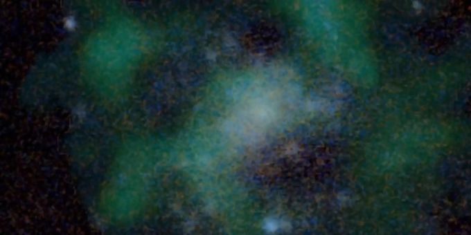 Die Galaxie AGC 114905 Dunkle Materie