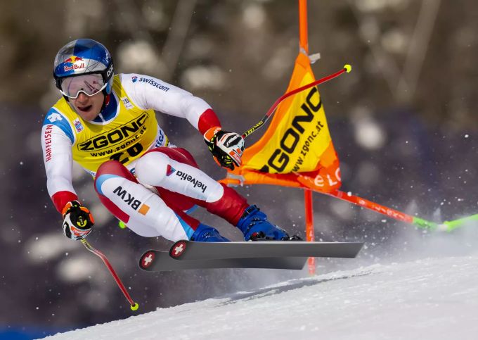 In Top-Form: Der Schweizer Skirennfahrer Marco Odermatt. Marco Odermatt