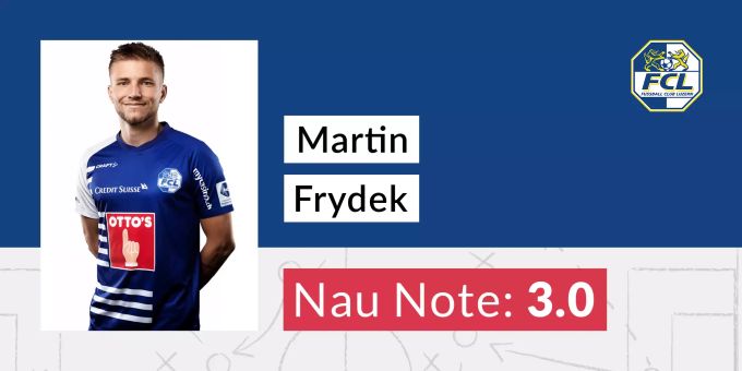 Die Nau-Note für Martin Frydek vom FC Luzern. Martin Frydek