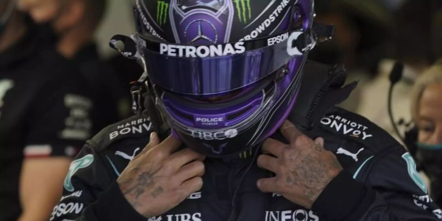 Lewis Hamilton beim Training zum Grossen Preis von Mexiko. Foto: Fernando Llano/AP/dpa