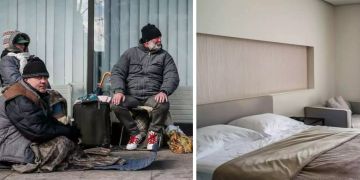Obdachlose Hotel