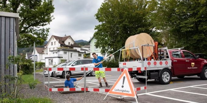 Ausbau Glasfasernetz Altstätten