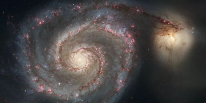 In der Spiralgalaxie Messier 51wurde das Objekt entdeckt. Messier 51, nicht Milchstrasse