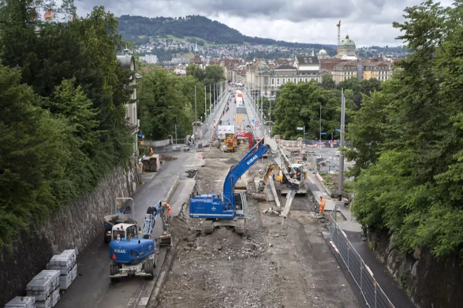 Viktoriaplatz bern baustelle