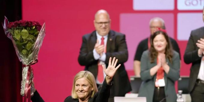Die Sozialdemokratin Magdalena Andersson wird als erste Frau Ministerpräsidentin von Schweden. Foto: Bjorn Larsson Rosvall/TT News Agency/AP/dpa Die Sozialdemokratin Magdalena Andersson wird als erste Frau Ministerpräsidentin von Schweden. Foto: Bjorn Larsson Rosvall/TT News Agency/AP/dpa