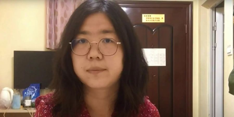 Zhang Zhan in einem Youtube-Video (Archivbild)
