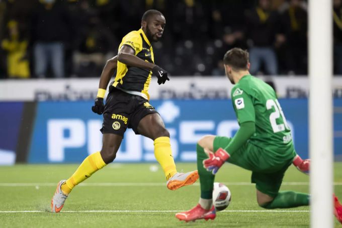 Wilfried Kanga wird gegen Lugano eingewechselt – und trifft gleich doppelt. YB