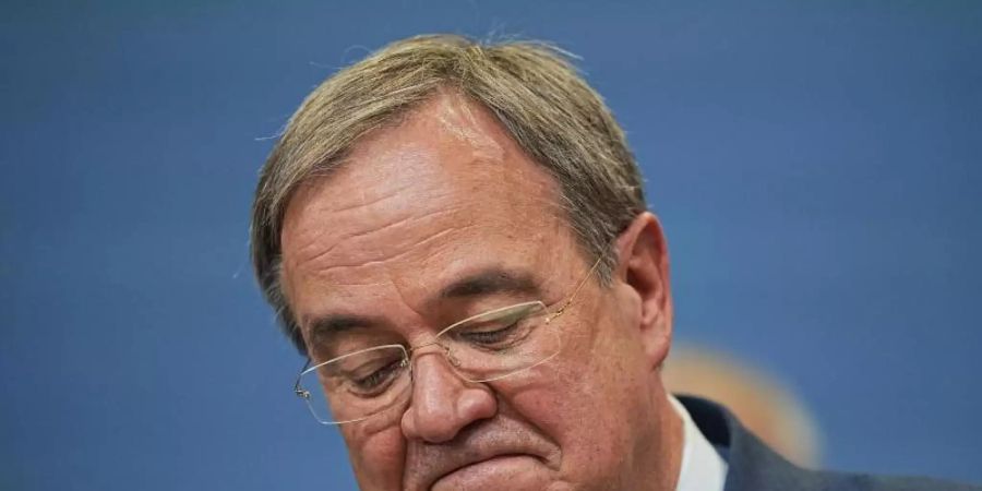 «Das hat ein anderes Bild von mir gemalt, als wie mich die Leute kennen»: Seinen Lacher im Kontext der Flutkatastrophe bereut Armin Laschet heute. Foto: Michael Kappeler/dpa