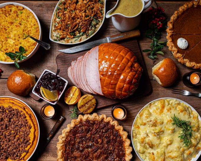 Zu Thanksgiving gehört ein reichhaltiges Festessen dazu. Festessen