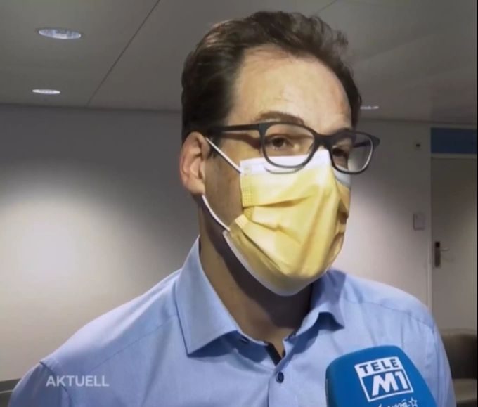 Christian Sturzenegger, Chefarzt der Reha-Klinik in Bellikon, erklärt die 2G-Regel gegen das Coronavirus. bellikon