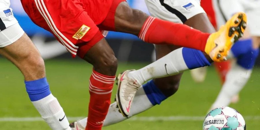 Hertha BSC empfängt im Achtelfinale des DFB-Pokals den Stadtrivalen 1. FC Union im Berliner Olympiastadion. Foto: Odd Andersen/AFP-Pool/dpa