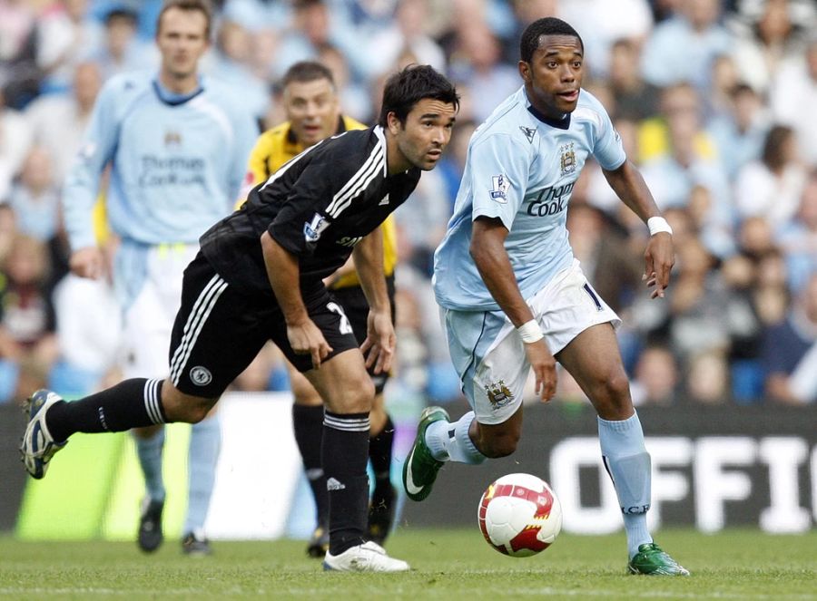 Robinho im Dress von Manchester City