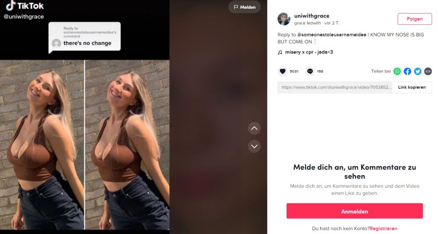 Die junge Britin wurde auf Tinder Opfer von Catfishing.