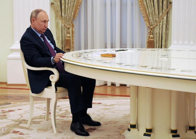 Wladimir Putin am Dienstag im Kreml. Wladimir Putin