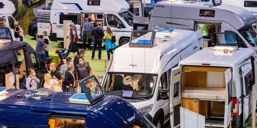 Der Caravan Salon in Düsseldorf ist ein Eldorado für Wohnwagen-Fans. Foto: Rolf Vennenbernd/dpa