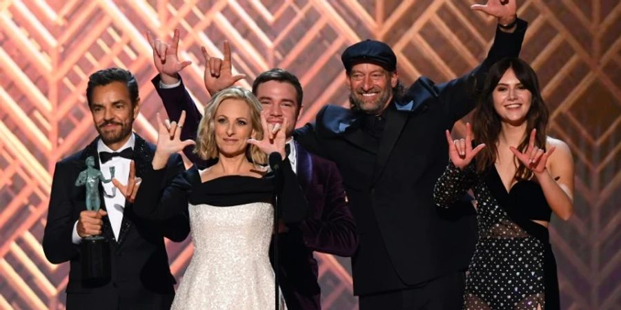 Das «CODA»-Schauspielerteam freut sich über SAG-Hauptpreis