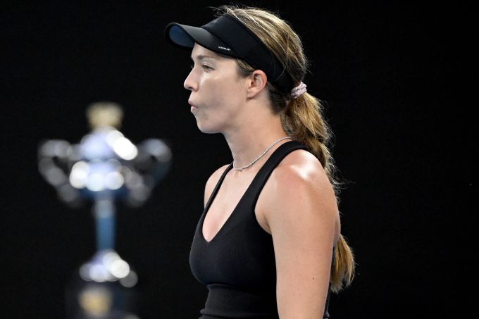 Danielle Collins kann den guten Start im zweiten Satz nicht nutzen. Danielle Collins