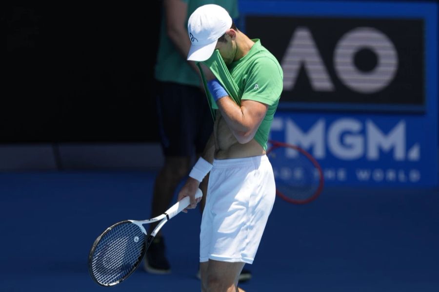 Der «Djoker» durfte in diesem Jahr nicht an den Australian Open teilnehmen.