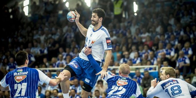 Spieler von Wisla Plock Aktion (Archivbild) TBV Lemgo Lippe