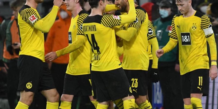 Borussia Dortmund holte sich gegen Borussia Mönchengladbach Selbstvertrauen zurück. Foto: Bernd Thissen/dpa