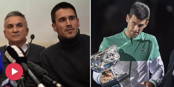 Nach Journi-Frage - Djokovic-Bruder Djordje bricht Pressekonferenz ab