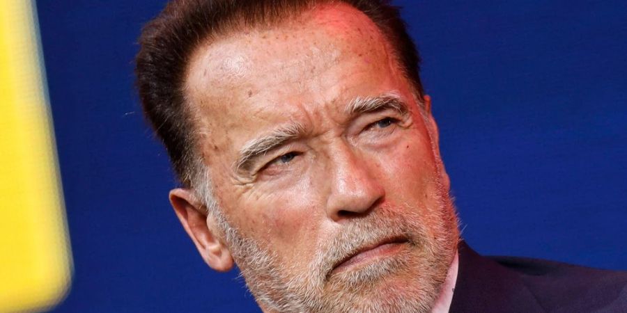 Arnold Schwarzenegger, immerhin mit ein bisschen Bart.