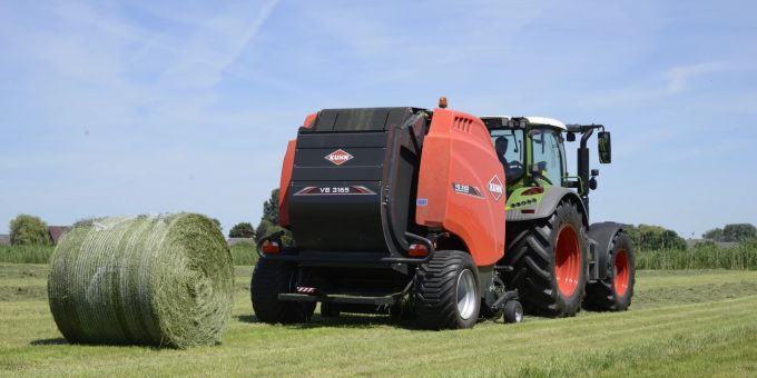 Eine Landmaschine der Kuhn Group, die zu Bucher Industries gehört. bucher industries
