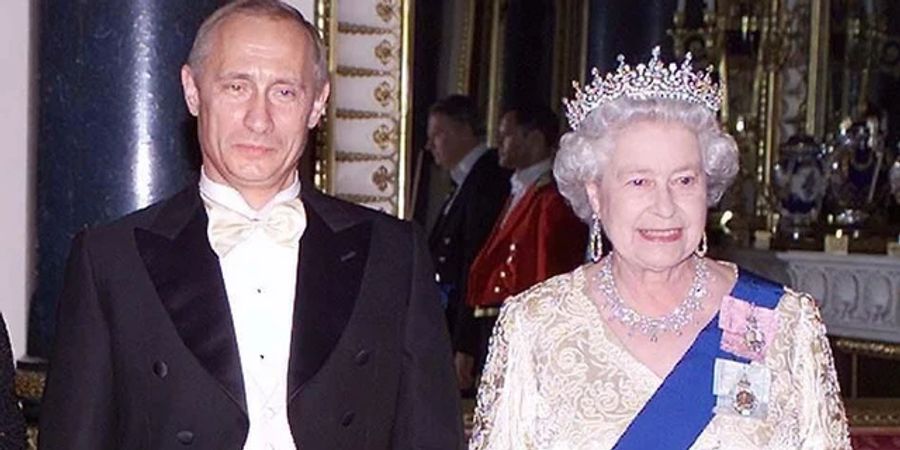 Queen Elizabeth Wladimir Putin