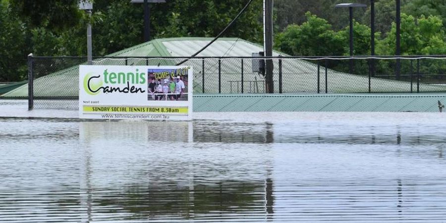 Überschwemmungen in Camden im Südwesten von Sydney. Foto: Dean Lewins/AAP/dpa