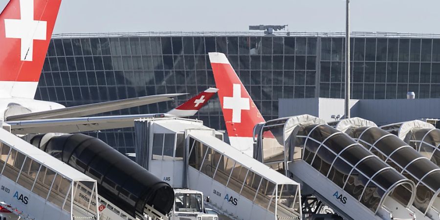 Die Fluggesellschaft Swiss fliegt aus Sicherheitsgründen ab Montag vorerst nicht mehr in die ukrainische Hauptstadt Kiew. (Archivbild)