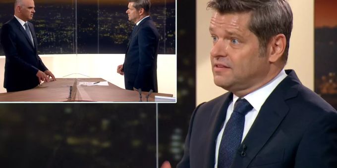 Im «10vor10» - Darum kam SRF-Gredig bei Berset-Inti ins Schwitzen
