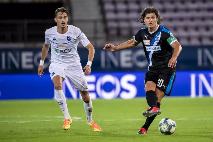 Aldin Turkes (Lausanne-Sport) gegen Veroljub Salatic (GC). Salatic GC Lausanne-Sport