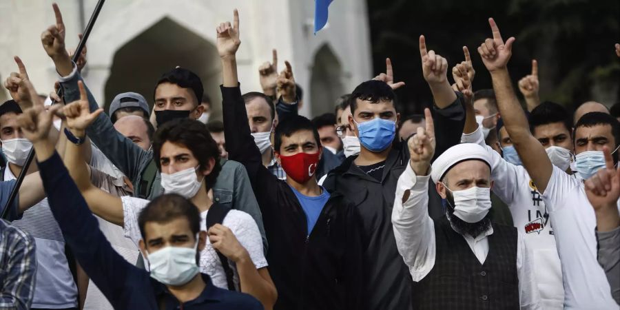 Turkey France Protest