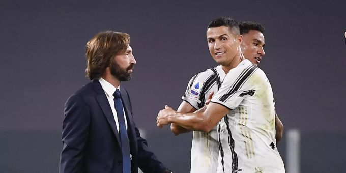Juventus Turin mit Coach Andrea Pirlo und Star-Stürmer Cristiano Ronaldo wollen den 10. Scudetto in Folge gewinnen. Das erste Saisonspiel konnten sie gegen Sampdoria Genua mit 3:0 siegreich gestalten. Italy Soccer Serie A