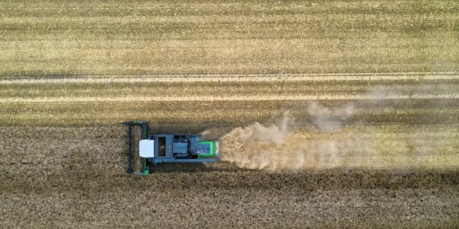 Landwirt im nordrhein-westfälischen Lünen