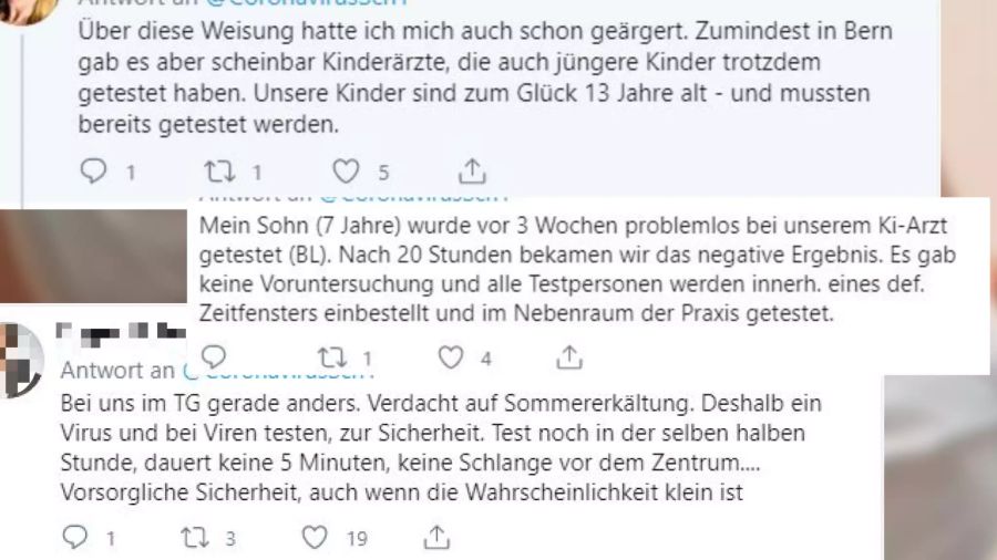 Viele Twitter-User berichten von ihren Erlebnissen beim Versuch, das eigene Kind testen zu lassen.