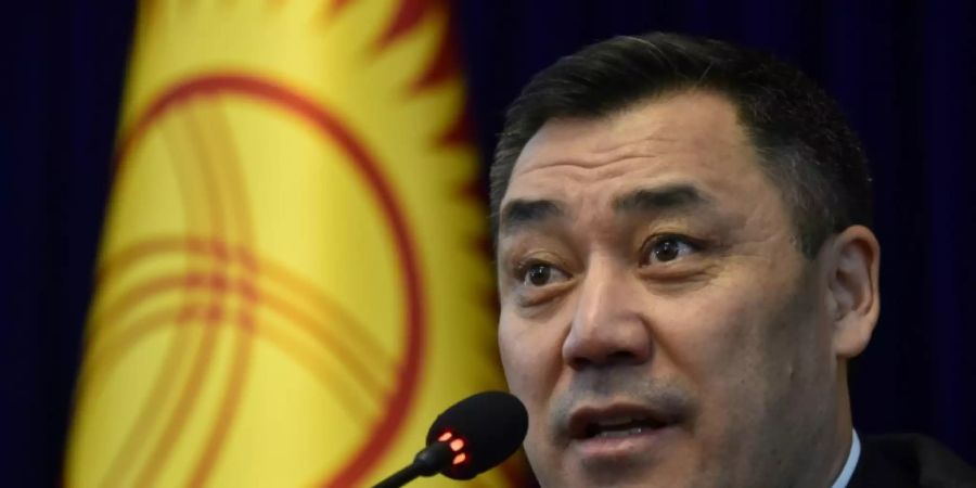 Kirgistans Regierungschef und kommissarischer Präsident Sadyr Schaparow