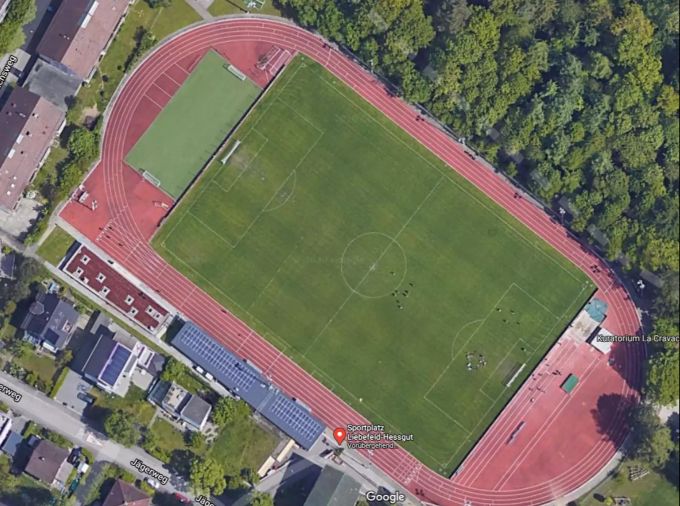 Der Sportplatz des FC Köniz Liebefeld-Hessgut in Bern.
