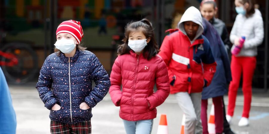 Frankreich schule maske kinder