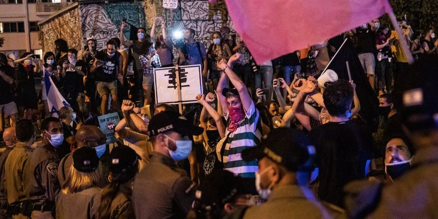 Protest in Tel Aviv