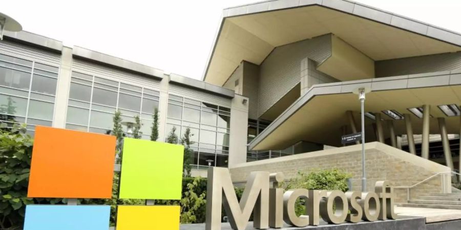 Das Microsoft Visitor Center in Redmond, Washington. Foto: Ted S. Warren/AP/dpa