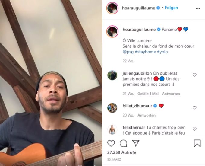 Die Holzbalken aus dem Video von Guillaume Hoarau stimmen mit denen aus dem Inserat überein. Guillaume Hoarau