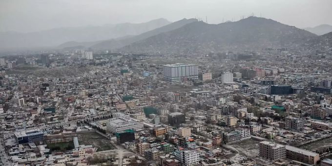 Stadtansicht von Kabul. kabul